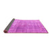 Sideview of Abstract Pink Contemporary Rug, con1324pnk