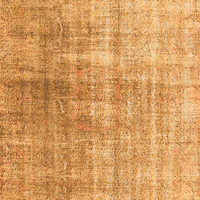 Abstract Orange Contemporary Rug, con1324org