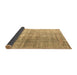 Sideview of Abstract Brown Contemporary Rug, con1324brn