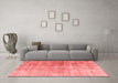 Contemporary Red Washable Rugs