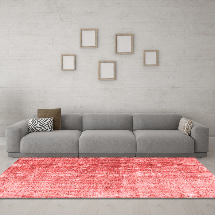 Contemporary Red Washable Rugs
