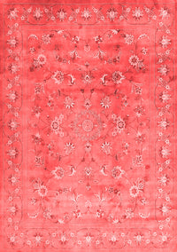 Abstract Red Contemporary Rug, con1325red