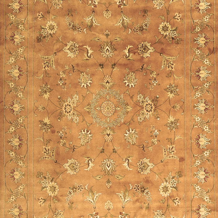 Machine Washable Abstract Brown Contemporary Rug, wshcon1325brn