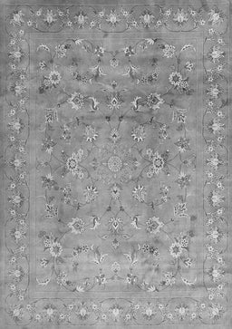 Abstract Gray Contemporary Rug, con1325gry