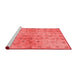 Contemporary Red Washable Rugs