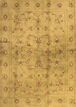 Abstract Brown Contemporary Rug, con1326brn