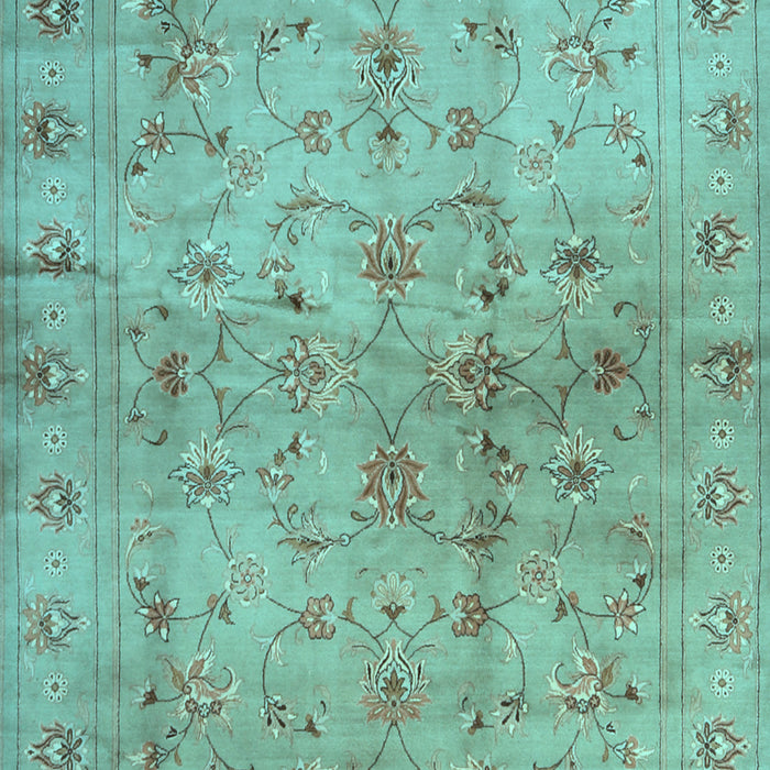 Machine Washable Abstract Light Blue Contemporary Rug, wshcon1326lblu