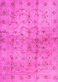 Abstract Pink Contemporary Rug, con1326pnk