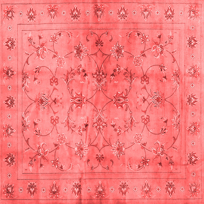 Machine Washable Abstract Red Contemporary Rug, wshcon1326red