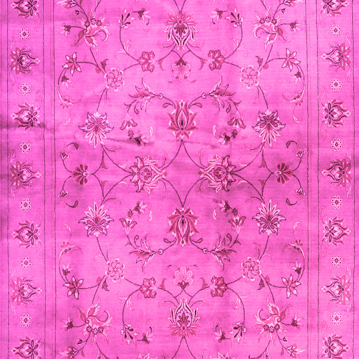 Machine Washable Abstract Pink Contemporary Rug, wshcon1326pnk