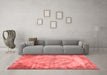 Contemporary Red Washable Rugs