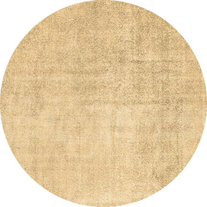 Round Machine Washable Abstract Brown Contemporary Rug, wshcon1328brn