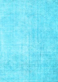 Abstract Light Blue Contemporary Rug, con1328lblu