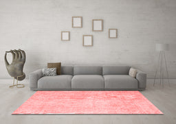 Contemporary Red Washable Rugs