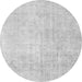 Machine Washable Abstract Gray Contemporary Rug, wshcon1328gry