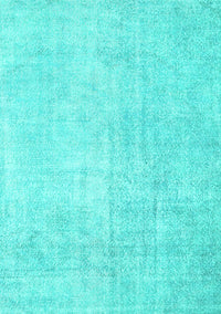 Abstract Turquoise Contemporary Rug, con1328turq