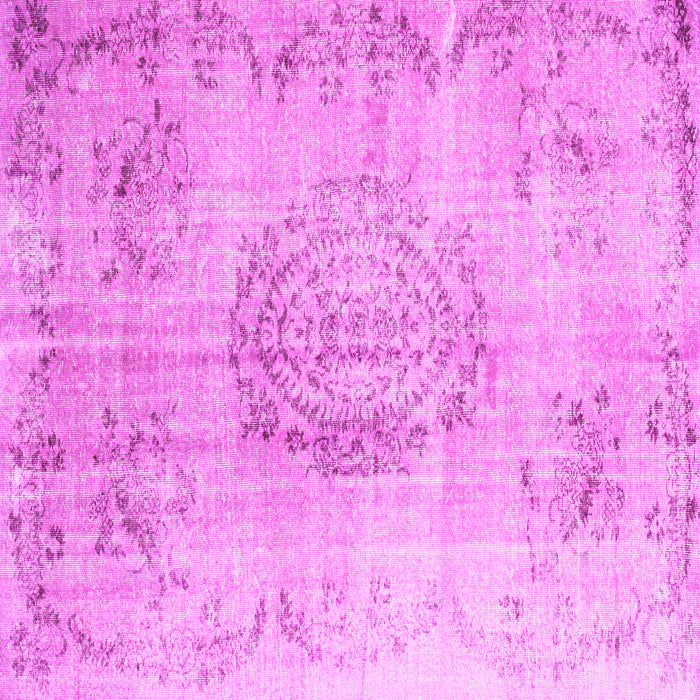 Square Machine Washable Abstract Pink Contemporary Rug, wshcon1329pnk