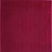 Square Abstract Pink Contemporary Rug, con132pnk