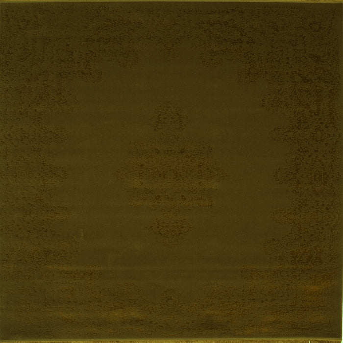 Serging Thickness of Abstract Green Contemporary Rug, con132grn