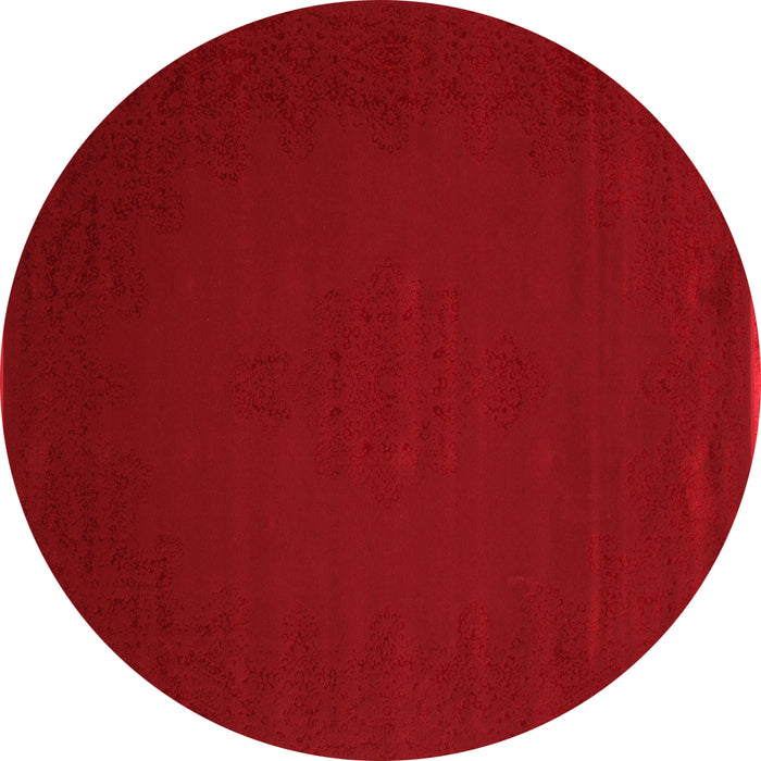 Abstract Red Contemporary Rug, con132red