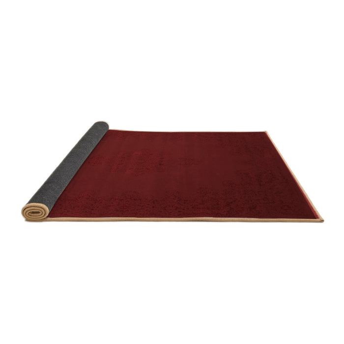 Sideview of Abstract Brown Contemporary Rug, con132brn