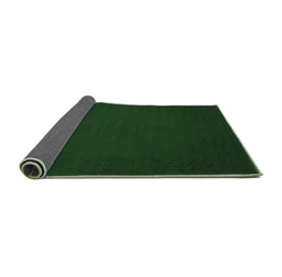 Sideview of Abstract Emerald Green Contemporary Rug, con132emgrn