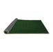 Sideview of Abstract Emerald Green Contemporary Rug, con132emgrn