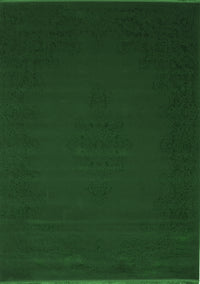 Abstract Emerald Green Contemporary Rug, con132emgrn