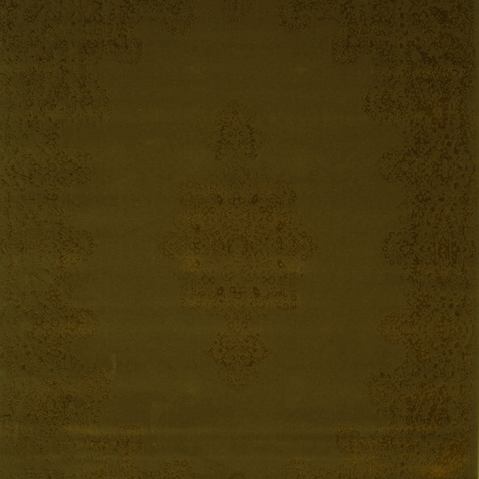 Abstract Green Contemporary Rug, con132grn