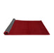 Thickness of Contemporary Red Modern Rug, con133