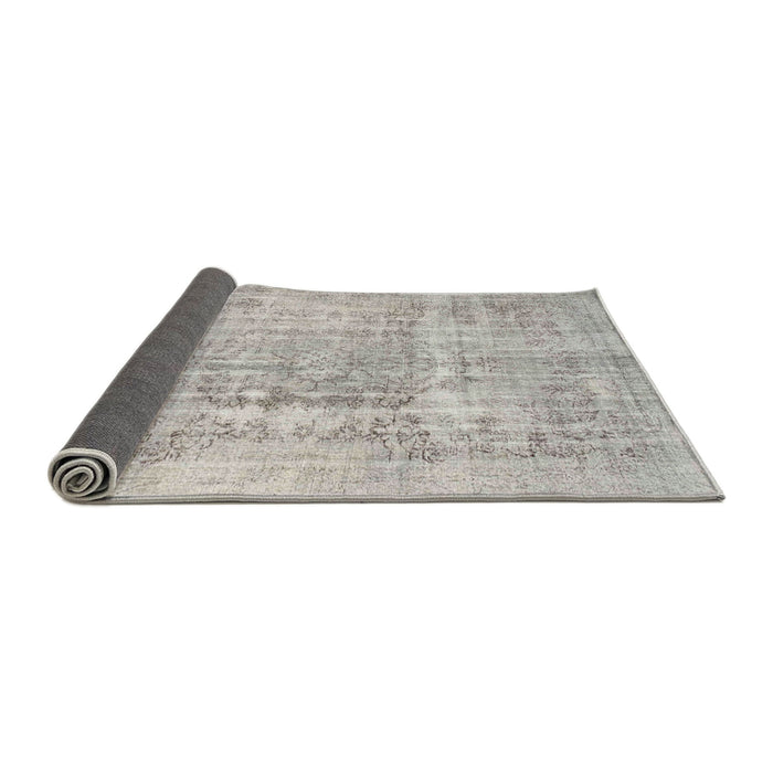 Thickness of Contemporary Pale Silver Gray Modern Rug, con1330