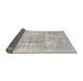 Thickness of Contemporary Pale Silver Gray Modern Rug, con1330