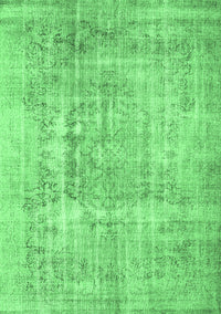 Abstract Emerald Green Contemporary Rug, con1330emgrn