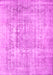 Machine Washable Abstract Pink Contemporary Rug, wshcon1330pnk