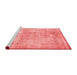 Contemporary Red Washable Rugs