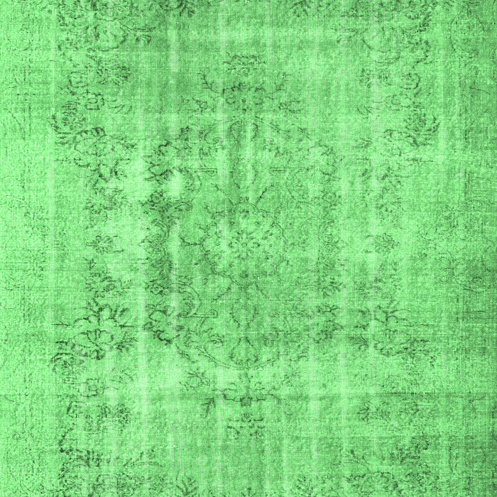 Machine Washable Abstract Emerald Green Contemporary Area Rugs, wshcon1330emgrn