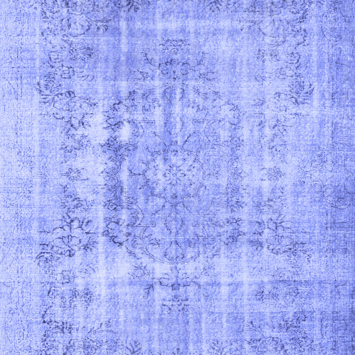 Abstract Blue Contemporary Rug, con1330blu