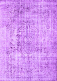 Abstract Purple Contemporary Rug, con1330pur