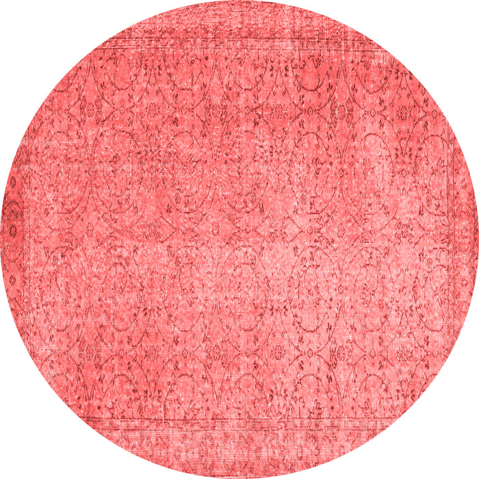 Machine Washable Abstract Red Contemporary Rug, wshcon1331red
