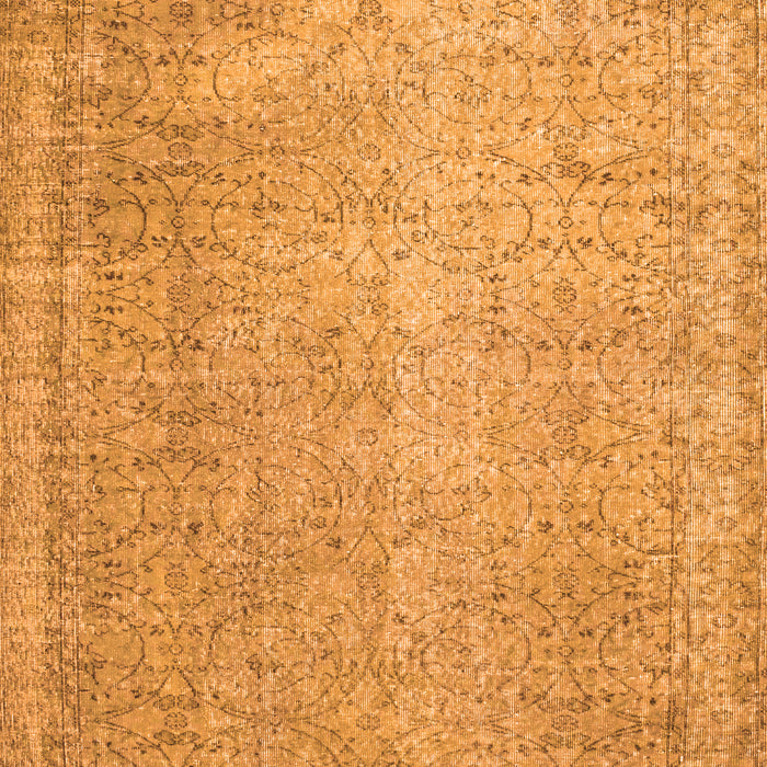 Abstract Orange Contemporary Rug, con1331org