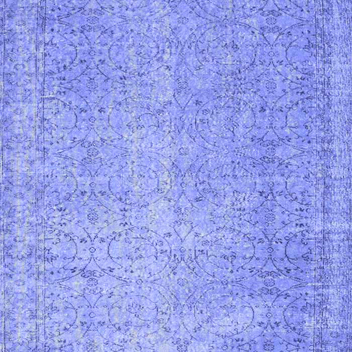 Machine Washable Abstract Blue Contemporary Rug, wshcon1331blu