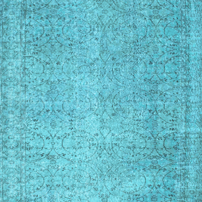 Abstract Light Blue Contemporary Rug, con1331lblu