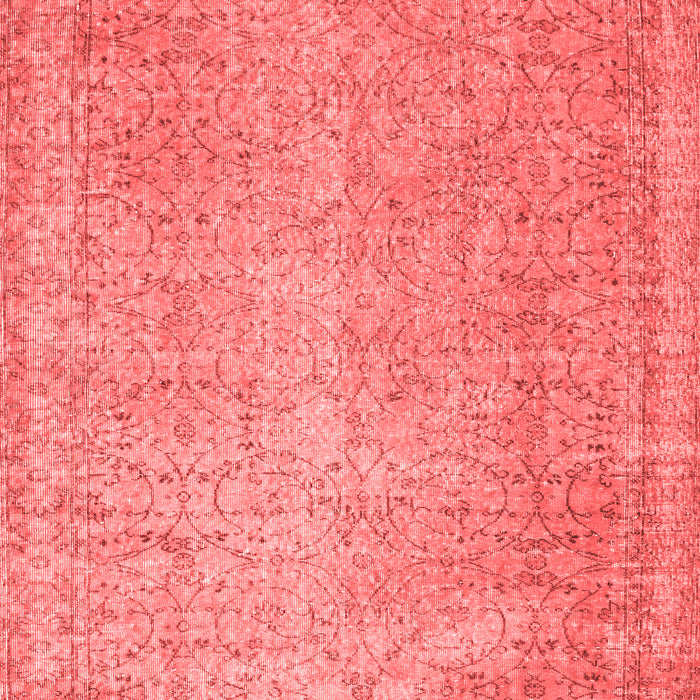 Machine Washable Abstract Red Contemporary Rug, wshcon1331red