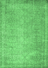 Abstract Emerald Green Contemporary Rug, con1331emgrn