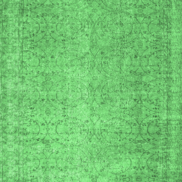 Abstract Emerald Green Contemporary Rug, con1331emgrn