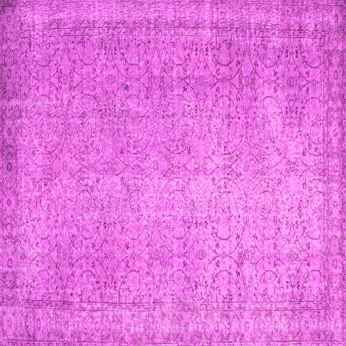 Square Abstract Pink Contemporary Rug, con1331pnk