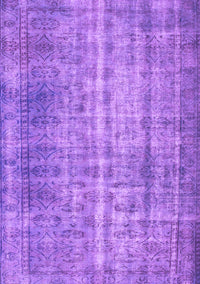 Abstract Purple Contemporary Rug, con1332pur