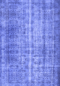 Abstract Blue Contemporary Rug, con1332blu