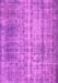 Machine Washable Abstract Pink Contemporary Rug, wshcon1332pnk