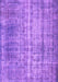 Machine Washable Abstract Purple Contemporary Area Rugs, wshcon1332pur